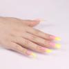 Aimimier 24Pcs Ballerina False Nails Gradient Yellow Coffin Nails with Gluetabs Gradient Fingernails for Women and Girls (Style 8) view 3