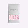Aimimier 24Pcs Ballerina False Nails with Design Pink Butterfly Coffin Nails with Gluetabs Gradient Fingernails for Women and Girls (Style 3) view 3
