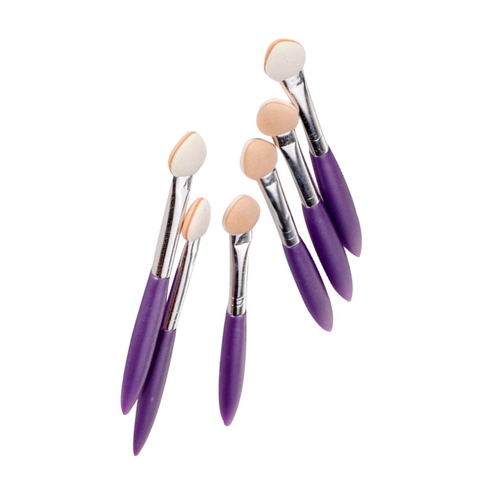 6Pcs -ended Soft Foam Head Stick Applicator Sponge Eyeshadow Brushes Pro