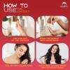 Elevate Hair Treatment Serum Oil Capsules - Conditioning Repair & Moisturizing Formula with Argan Jojoba Oils Vitamins A C E Pro Vitamin B5 Healthier Smooth Silky Thicker for Softness (1 Bottle) view 4