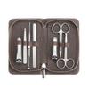 zxb-shop Stainless Steel Nail Cutter Kit Travel Clippers Silver Set Eyebrow Scissors Ear Choose Nail Clippers Makeup Tool (7 Pieces) Manicure Pedicure Set view 1