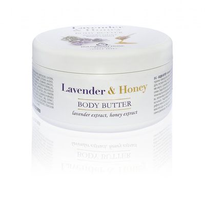 Bulgarian Lavender and Honey Body Butter with Natural Lavender & Honey Extract for moisturizing and rejuvenating the skin