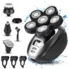 Bud K Electric Razor for Men, 5-in-1 Head Shavers for Bald Men, Wet & Dry, Rechargeable, Black view 1