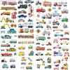10 Sheets Cars and Trucks Temporary Tattoos for Kids, Birthday Party Favors Supplies, Construction Trucks Decorations Fake Tattoos (OVER 80 styles) view 1