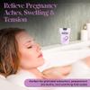 Aromasong Pregnancy Bath Soak 3 LB - 100% Pure Magnesium Flakes with 21 Essential Dead Sea Minerals and Natural Lavender - Better Absorbing Than Epsom Salt view 3