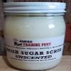 Amish Sugar Scrub all Natural Homemade Product! 1 pint glass jar Facial Scrub (Unscented) view 1