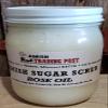 Amish Sugar Scrub all Natural Homemade Product! 1 pint glass jar Facial Scrub (Rose Oil) view 1