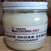 Amish Sugar Scrub all Natural Homemade Product! 1 pint glass jar Facial Scrub (Coconut) view 1