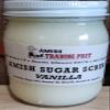 Amish Sugar Scrub all Natural Homemade Product! 1 pint glass jar Facial Scrub (Vanilla) view 1
