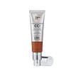 IT Cosmetics CC+ Cream (Deep) - Natural Full Coverage Foundation With SPF 50+, Color Corrector & Anti-Aging Hydrating Serum, Hyaluronic Acid + Peptides, Lightweight - 1.08 fl oz view 1