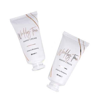 Pop Fizz Designs Wedding Team Hand Cream | Bridesmaids Proposal Gifts | Will You Be My Bridesmaid? | Bridal Shower Favors | Marble| 10 Pack