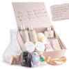 Birthday Gifts for Women, Birthday Spa Gift Basket for Women, Luxury Birthday Spa Gift Box with Vit E, Rich Bath Essentials, Diffuser, Candle, Sterling Silver CZ Heart Necklace, 24k Flower Rose & More view 2