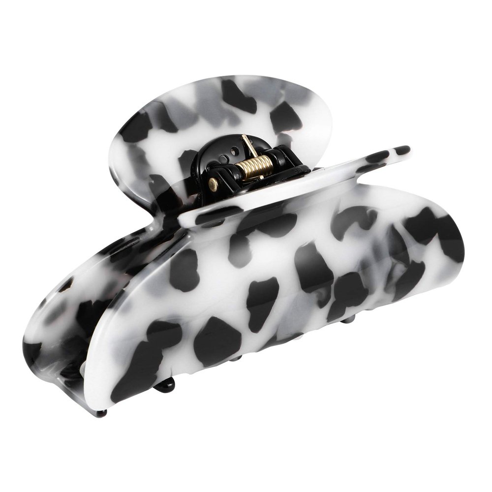 1Pc Acetate Barrette hair clips for thin hair tortoise barrettes Lady Claw Clip hair barrettes for women large claw clip hair clamp clips white Fashion b25 Crab Claws Acrylic