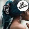 1Pc Acetate Barrette hair clips for thin hair tortoise barrettes Lady Claw Clip hair barrettes for women large claw clip hair clamp clips white Fashion b25 Crab Claws Acrylic view 2