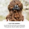 1Pc Acetate Barrette hair clips for thin hair tortoise barrettes Lady Claw Clip hair barrettes for women large claw clip hair clamp clips white Fashion b25 Crab Claws Acrylic view 4