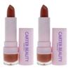 Carter Beauty Word of Mouth Velvet Matte Lipstick - Kris for Women - 0.16 oz Lipstick - Pack of 2 view 2