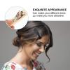3pcs Spring Clip Top Clip Hair Barrettes Jaw Hair s Clasp Retro Claw Clamps French s Spring pin Big pin Woman Acrylic Automatic view 3