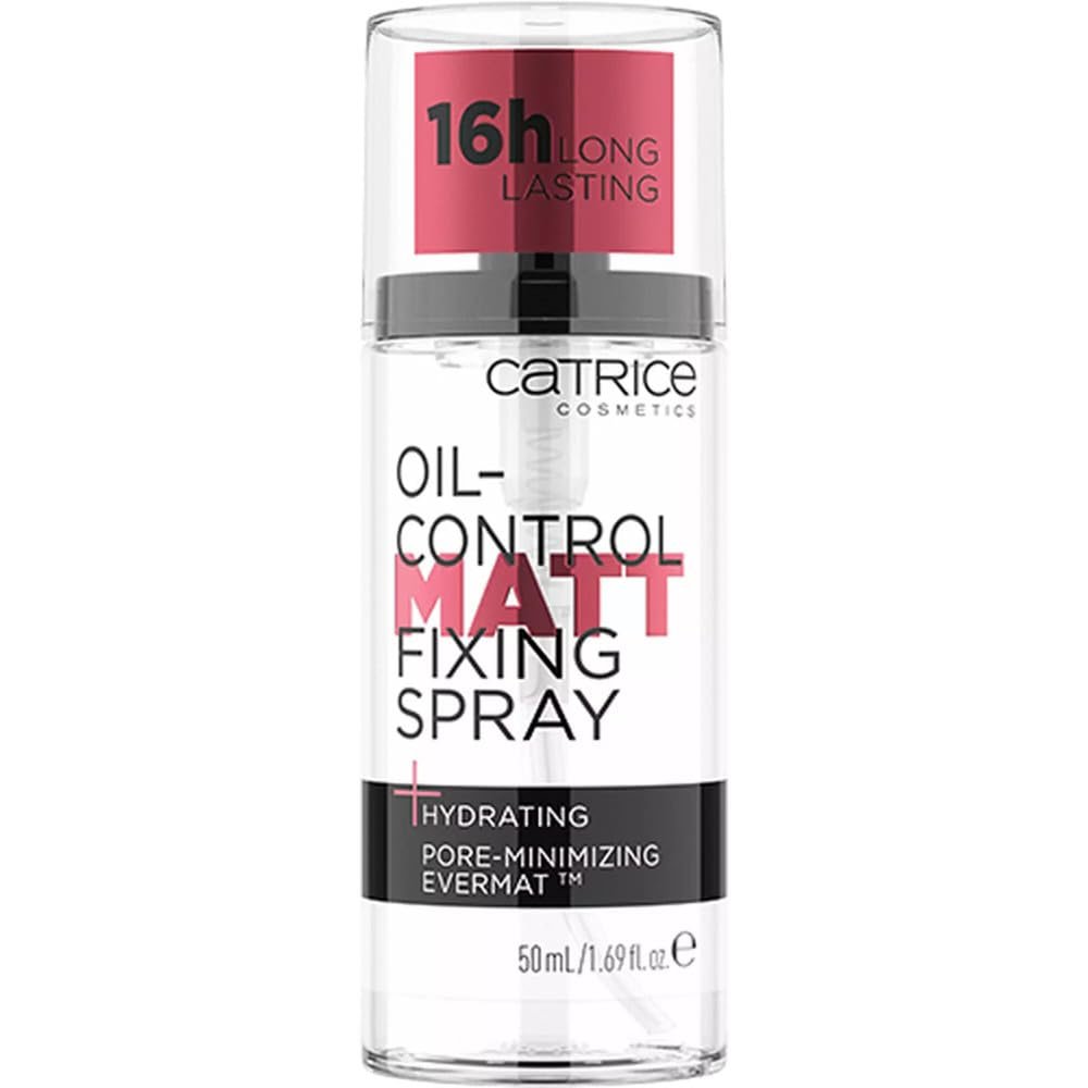 Catrice | Oil Control Matt Fixing Spray | Minimizes Visibility of Pores | Sets Makeup for 18 hours | Mattifying | Vegan & Cruelty Free