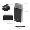 Small Foil Electric Shaver, Foil Shavers for Men, Professional Electric Rechargeable Shaver with USB Charger Mobile Electric Shaver Beard Trimmer for view 3