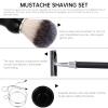 4pcs Pogonotomy Tool Set Razor with Brush Beard Razor with Bowl Men Shaving Kit Manual Razor Stainless Steel Razor Beard Razor with Stand Beard Brush for Men Shaving Tools view 4