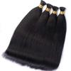 Silky Straight I Tip Hair Extensions 1g/s 100g Brazilian Human Hair Microlink Pre Bonded I Tip Hair (18inch 100strand, Color 2#) view 1