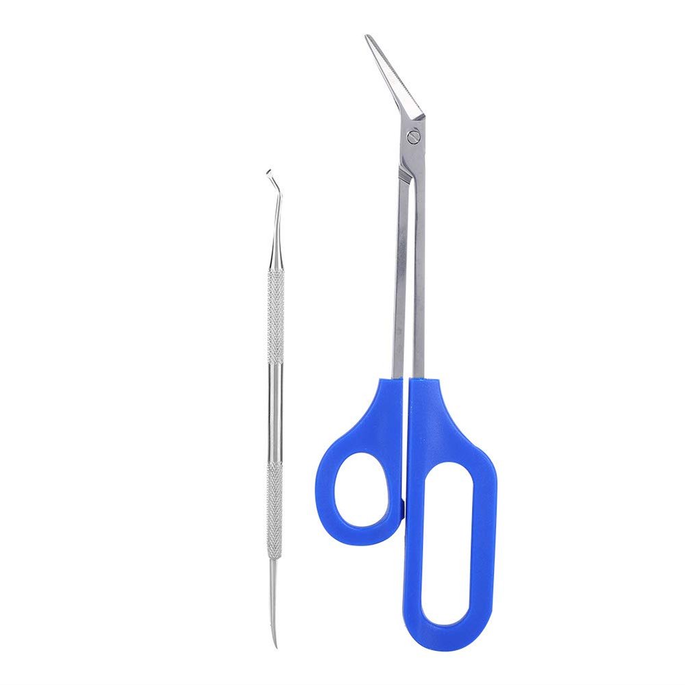 Sonew Long Handled Toenail Clippers, Stainless Steel Nail Scissors with Nails File Pedicure Nail Tool Set for The Elderly and People with Limited Mobility