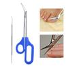 Sonew Long Handled Toenail Clippers, Stainless Steel Nail Scissors with Nails File Pedicure Nail Tool Set for The Elderly and People with Limited Mobility view 4