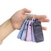 5-Piece Marble Chapstick Clip-On Sleeve Pouch Neoprene Keychains Lipstick Holder Elastic Lip Balm Holster Keychain Holder for Travel view 2