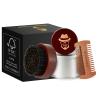 Beard Brush, Pure Boar Bristle Black Walnut Wood Beard Comb Brush for Men To Tame and Soften Your Facial Hair view 4
