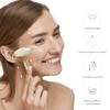 BAIMEI IcyMe Jade Roller & Gua Sha Set Face Roller and Gua Sha Facial Tools for Skin Care Routine and Puffiness, Self Care Gift for Men Women - Light Green view 3