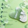 BAIMEI IcyMe Jade Roller & Gua Sha Set Face Roller and Gua Sha Facial Tools for Skin Care Routine and Puffiness, Self Care Gift for Men Women - Light Green view 4