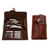 zxb-shop Manicure Set 10Pcs/Set Stainless Steel Manicure Tools Set Nails Clipper Scissors Professional Pedicure Kit Manicure Tool Travel Case Nail Clippers Pedicure Kit (Color : AS Shown) view 1