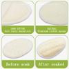2 Pack Exfoliating Shower Loofah Sponge Pads, Body Scrubber for Men Women Removing Dead Skin, Made with Natural Luffa and Terry Cloth, 5.9x3.7IN Loofahs Mesh Pouf Body Glove for Bath Spa view 2