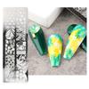 Nail Stamping Plate Set 5 Sheet Nail Printing Plate + 1 Stamp + 1 Scraper Heart Rose Leaf Flower Undersea Animal Template Pattern Manicure Tool DIY Stamp Design Decorative Nail Art Supplies view 4