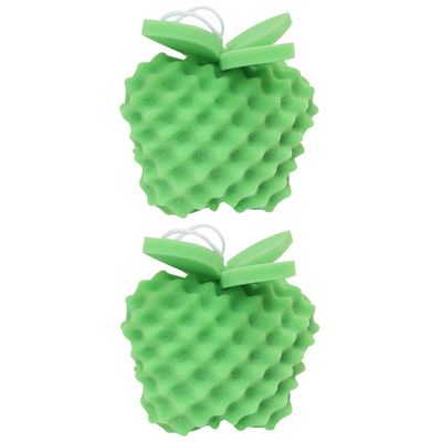 2pcs Bath Sponge Nutragina Healthy Skin Sitting Bathtub Strainer Shower Loofahs Balls Bath Ball Sponge Body Sponges Bath Loofah Modeling Child Sponge Mat