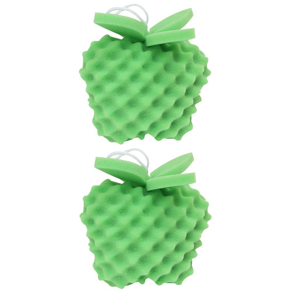 2pcs Bath Sponge Nutragina Healthy Skin Sitting Bathtub Strainer Shower Loofahs Balls Bath Ball Sponge Body Sponges Bath Loofah Modeling Child Sponge Mat
