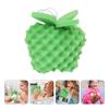 2pcs Bath Sponge Nutragina Healthy Skin Sitting Bathtub Strainer Shower Loofahs Balls Bath Ball Sponge Body Sponges Bath Loofah Modeling Child Sponge Mat view 3