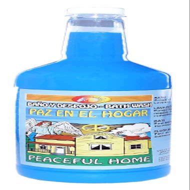 1 Bottle Extra Large Peaceful Home Bath PAZ EN EL HOGAR Y LAVAPISOS 32OZ - Spiritual Magick Pagan Wicca