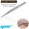 Eyelash Mirror Tweezes Eye Lash Lashes Lifting Lifter Perm Separating Comb Tools (Eyelash Set of 5) view 2
