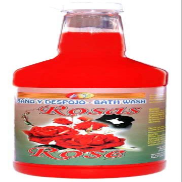 1 Bottle Extra Large Bottle Rose Bath ROSAS BANO Y LAVAPISOS 32 OZ. - Spiritual Magick Pagan Wicca