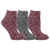 Dr. Scholl's Womens Low Cut Soothing Spa - Lavender & Vitamin E Infused 2 3 Pair Packs Bottom Grippers Socks, Black/Gray, Burgundy/Peach, 4-10 US view 1
