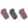 Dr. Scholl's Womens Low Cut Soothing Spa - Lavender & Vitamin E Infused 2 3 Pair Packs Bottom Grippers Socks, Black/Gray, Burgundy/Peach, 4-10 US view 2