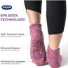 Dr. Scholl's Womens Low Cut Soothing Spa - Lavender & Vitamin E Infused 2 3 Pair Packs Bottom Grippers Socks, Black/Gray, Burgundy/Peach, 4-10 US view 4
