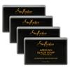 SheaMoisture Face and Body Bar for Oily, Blemish-Prone Skin African Black Soap Paraben Free 3.5 oz 4 Count, facial cleanser view 1