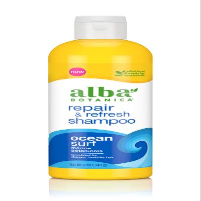 Alba Botanica Repair & Refresh Shampoo, Ocean Surf, 12 Oz