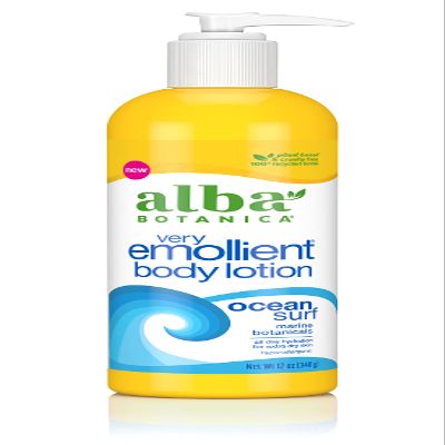 Alba Botanica Very Emollient Body Lotion, Ocean Surf, 12 Oz