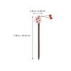1Pc Bead Hairpin Ancient Hair Sticks Updo pin Retro chopsticks decorative s japanese Retro pin japandi decor pearl woman wooden temperament view 2