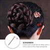1Pc Bead Hairpin Ancient Hair Sticks Updo pin Retro chopsticks decorative s japanese Retro pin japandi decor pearl woman wooden temperament view 3