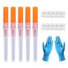 ZS Catheter Piercing Needles - 5Pcs IV Catheter Needles Kit, Ear Nose Lip Piercing Needles, 14G, 16G, 18G, 20G Body Piercing Kit (14G(1.6mm)) view 1