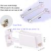 AM RONG MAGIC Upgraded Version Self Nose Piercing Gun Self Nose Piercing Gun Kit Safety Nose Piercing Gun Kit Tool (SilverWhite Crystal) view 2